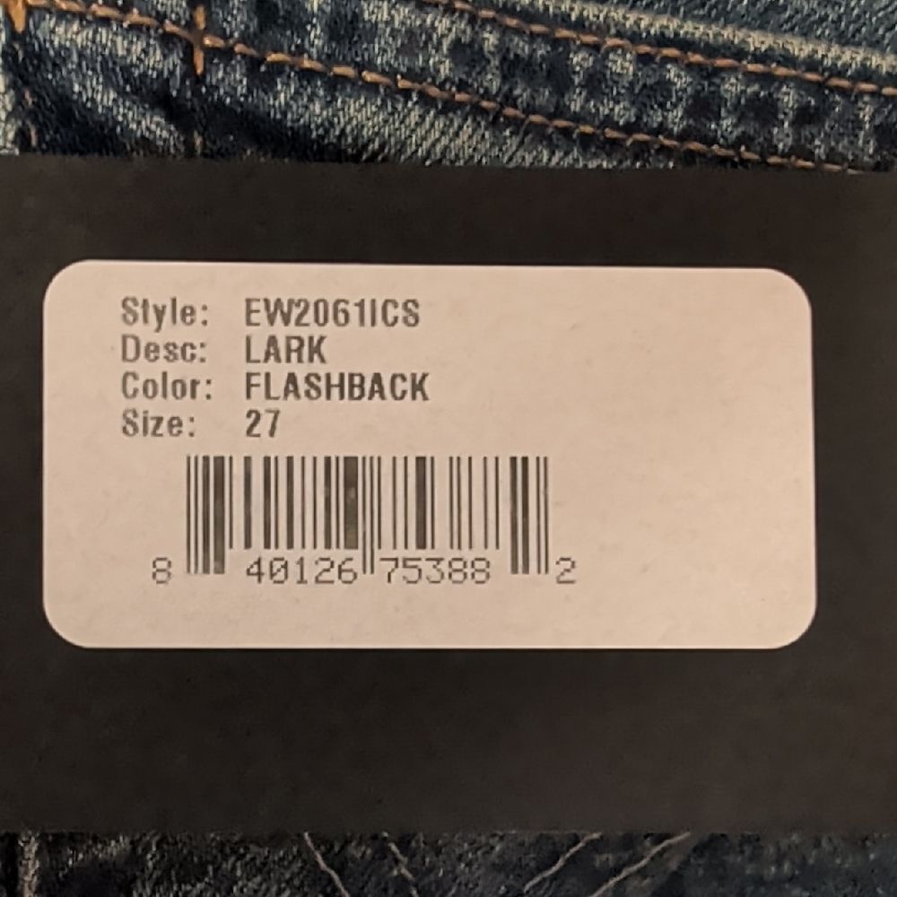 Edwin Dark Blue Flare Jeans - Picture 9 of 9